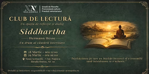 Club de lectur\u0103: "Siddhartha" de Hermann Hesse