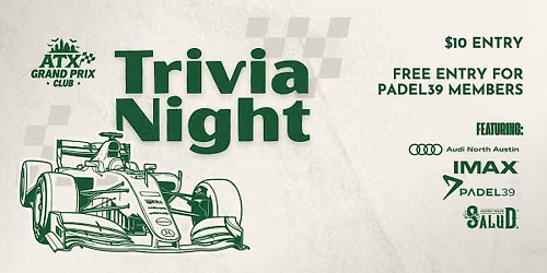 F1 Trivia Event (Hosted by ATX Grand Prix Club)
