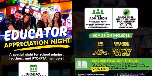 FREE Teachers Night Out at Launch Ann Arbor!
