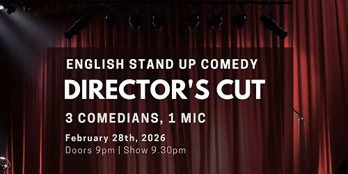 English Stand Up Comedy in Mitte - Director's Cut XLI (FREE SHOTs)