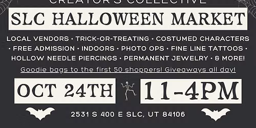 Creator's Collective SLC Halloween Market