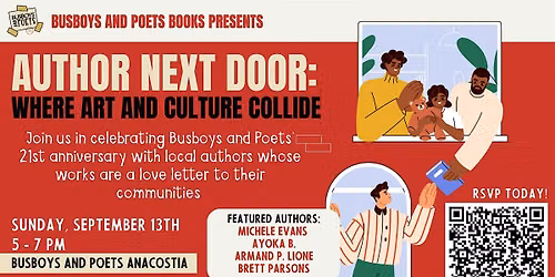 Author Next Door: Where Art and Culture Collide | A Busboys and Poets Books