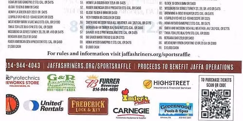 Jaffa Sportsman\u2019s Raffle