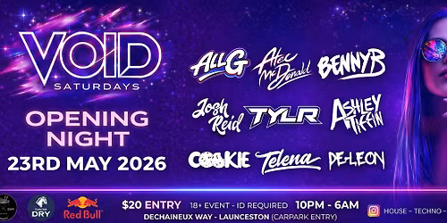 VOID Saturdays - OPENING NIGHT 