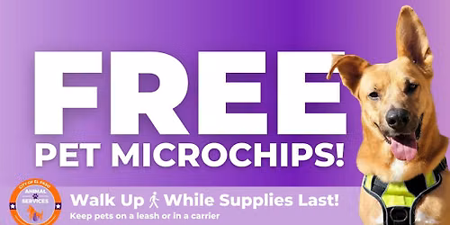 Free Pet Microchips | Westside Adoption Center