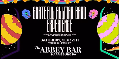 Grateful Allman Band Experience | The Abbey Bar | Harrisburg PA