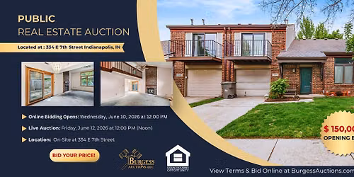 \ud83c\udfe1 Downtown Indianapolis Condo Auction \u2014 334 E 7th Street
