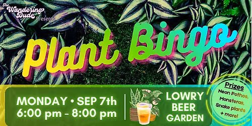 Plant Bingo at Lowry Beer Garden