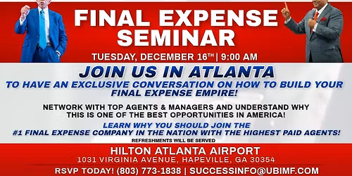 Final Expense Seminar - Atlanta