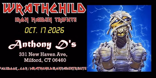 WRATHCHILD Iron Maiden trib @ Anthony D's