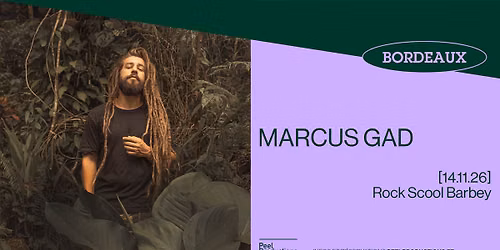 MARCUS GAD\uff5cRock School Barbey - BORDEAUX\uff5c14\/11\/26