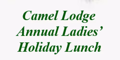 Camel Lodge Annual Ladies' Holiday Lunch