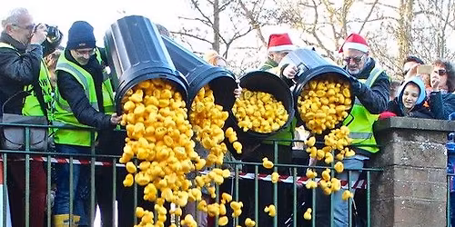 Annual Duck Race in Abbey Fields on Boxing Day