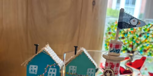 Seaside Wooden House Harbour Scene Workshop