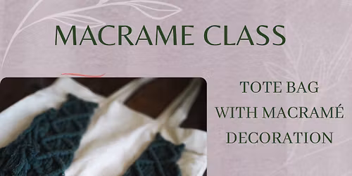Macrame Tote Bag