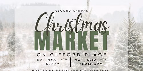 Christmas Market on Gifford Place 