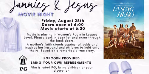 Social: Jammies and Jesus Movie Night