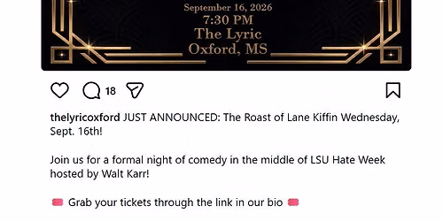 Roast of Lane Kiffin