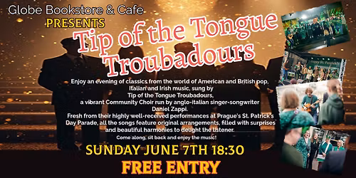 Tip of the Tongue Troubadours Concert! Free admission