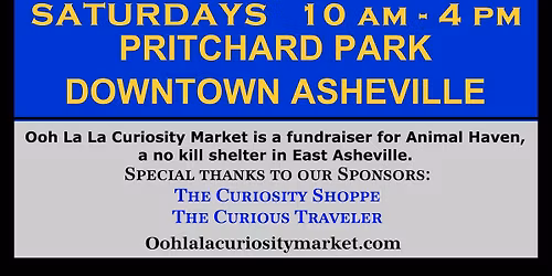 Ooh La La Curiosity Market \u2013 Supporting Animal Haven of Asheville