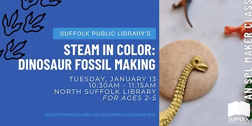 STEAM in Color: Dinosaur Fossil Making