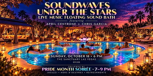 Sound Waves Under the Stars: LIVE Music Floating Sound Bath