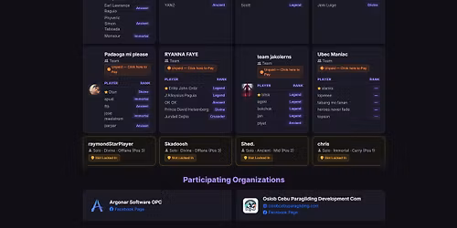 Argonar - Hideout Tournament