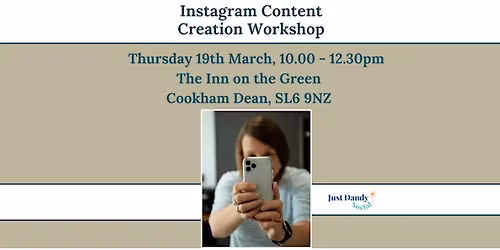 Instagram Content Creation Workshop
