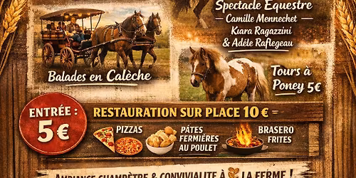 Guinguette et Pesctacle \u00c9questre \u00e0 la Ferme