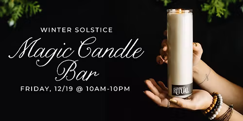 Winter Solstice Magic Candle Bar