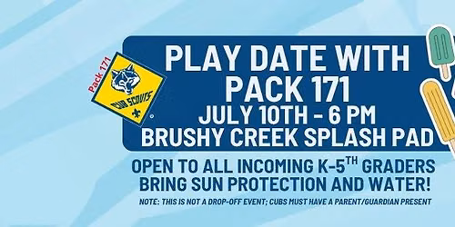 Splash Pad Play Date with Pack 171