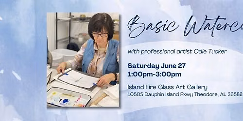  Basic Watercolors Painting with Professional Artist Odie Tucker
