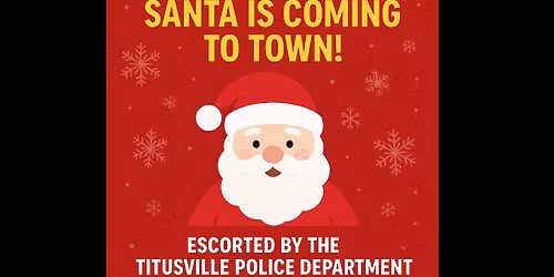 Titusville PD's Santa Pop Up Event
