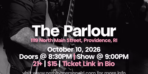 Nothing Personal: Emo Night (live cover band) at The Parlour