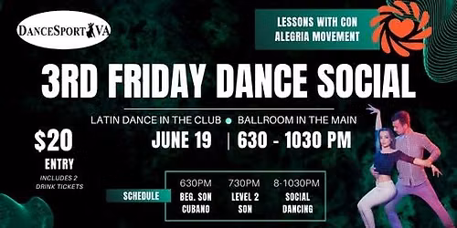 3rd Friday Ballroom & Latin Night