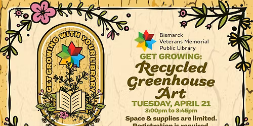 Get Growing: Recycled Greenhouse Art