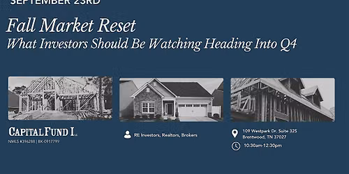 Fall Market Reset: What Investors Should be Watching Heading into Q4
