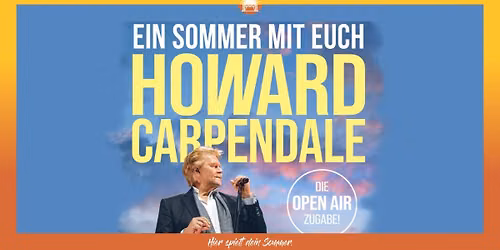 \tHoward Carpendale - EIN SOMMER MIT EUCH - live in Landshut