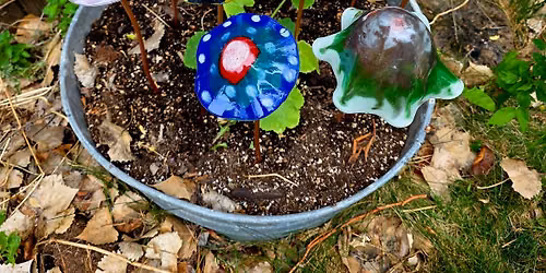 Fused Glass Mushroom Stake Class