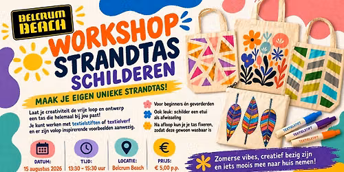 Workshop: strandtas schilderen