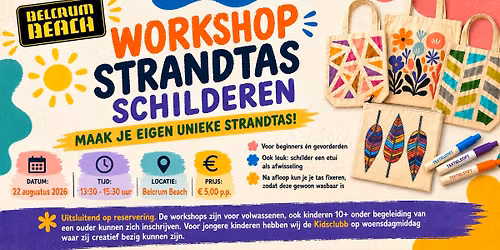 Workshop: strandtas schilderen