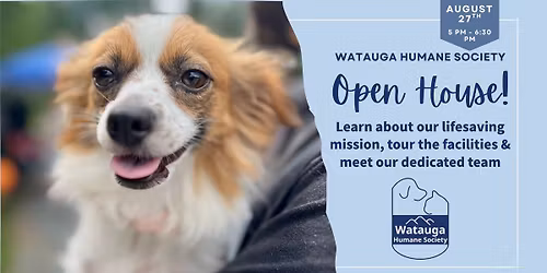 \ud83d\udc3e Watauga Humane Society Open House