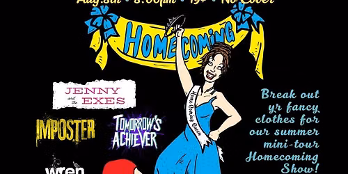 Jenny and the Exes w\/ Tomorrow's Achiever, Imposter (GA), and Wren