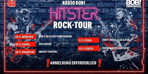 Die HITSTER ROCK-Tour mit RADIO BOB!