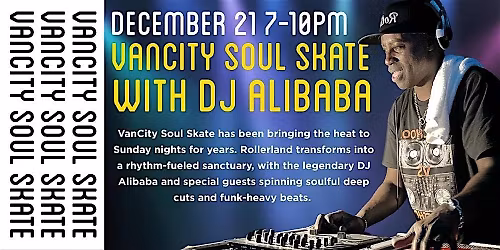 Ugly Christmas Sweater VanCity Soul Skate w\/ DJ Alibaba and DJ C-Stylez
