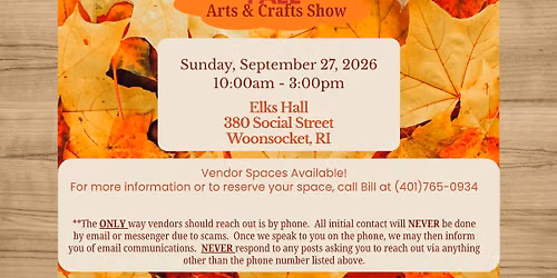 Fall Arts & Crafts Show