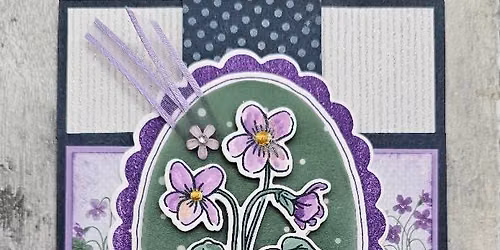 Violet Dreams Flip Card