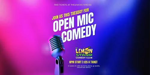 Open Mic Comedy Tuesdays