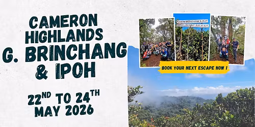 Cameron Highlands G.Brinchang Barat & Ipoh <CONFIRMED>