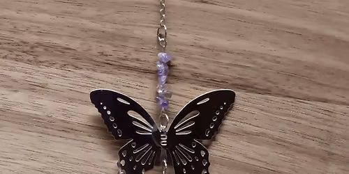 DIY BUTTERFLY SUNCATCHER